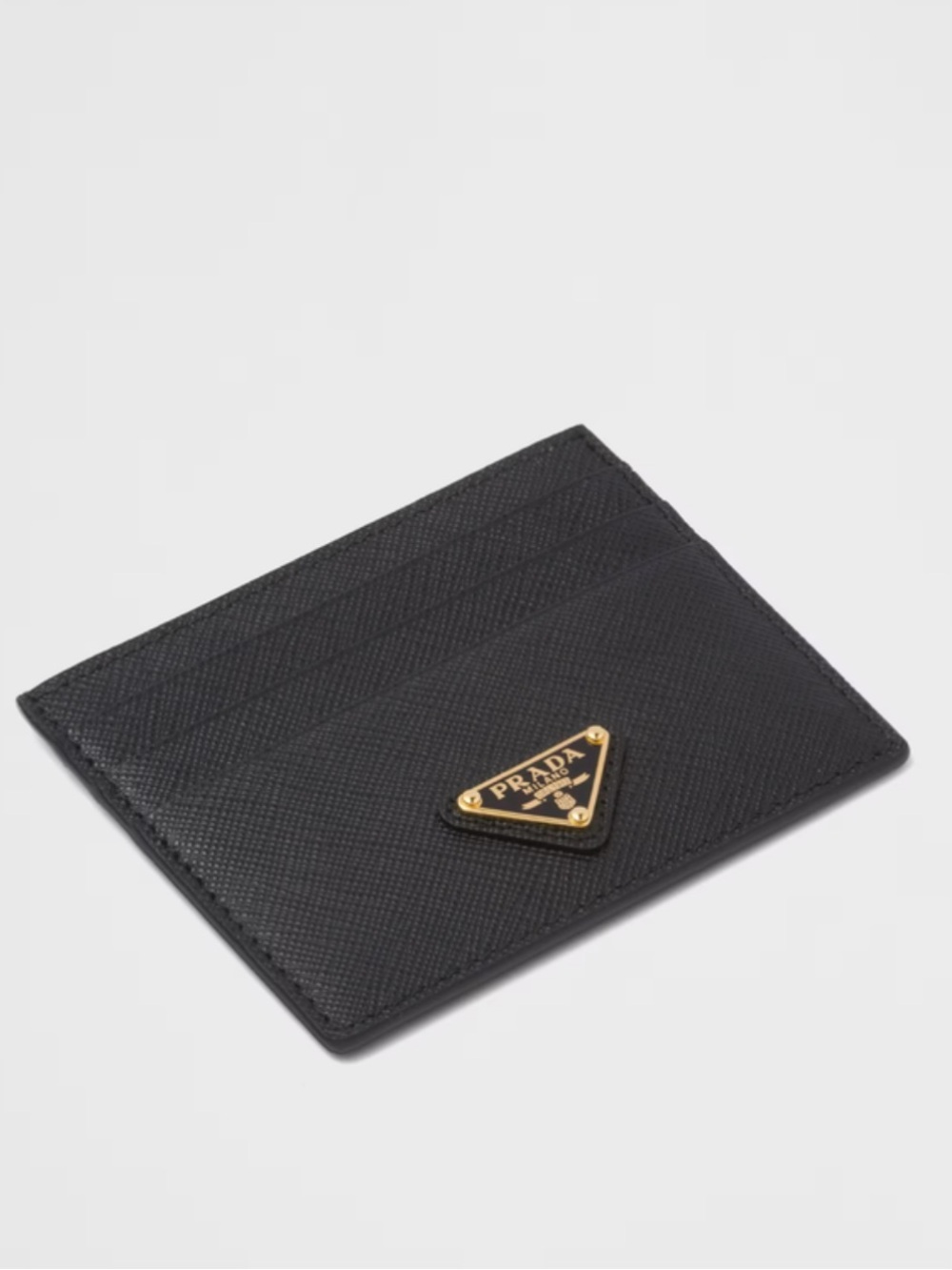 Prada Saffiano Leather card holder black - Picture 3 of 15